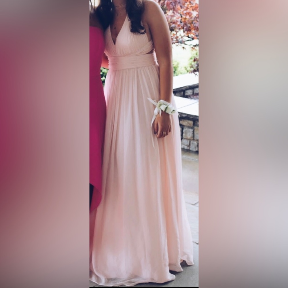Neiman Marcus- Aiden Mattox- Light Pink Gown- Size 4